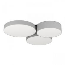 Barbano plafon sufitowy led szary